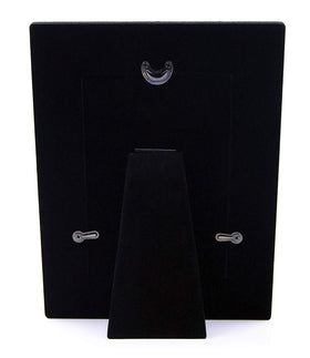 Haysom Interiors Black velvet rear enables sturdy free-standing display.