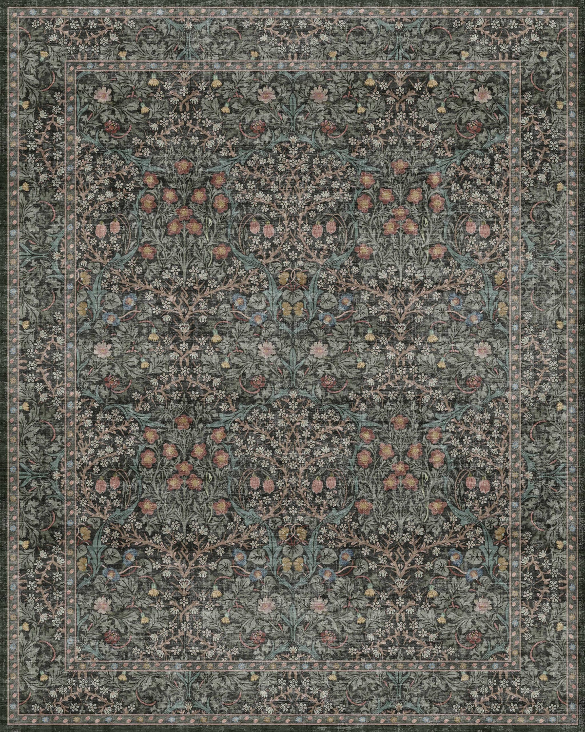 Hazo Haus 8x10 washable rug ideal for dining rooms.