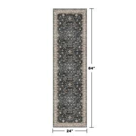 Hazo Haus long runner in kitchen-hallway adds chic boho vintage style
