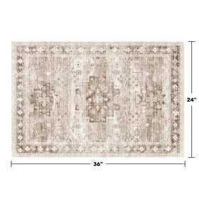Hazo Haus boho rug closeup shows soft pile and durable weave.
