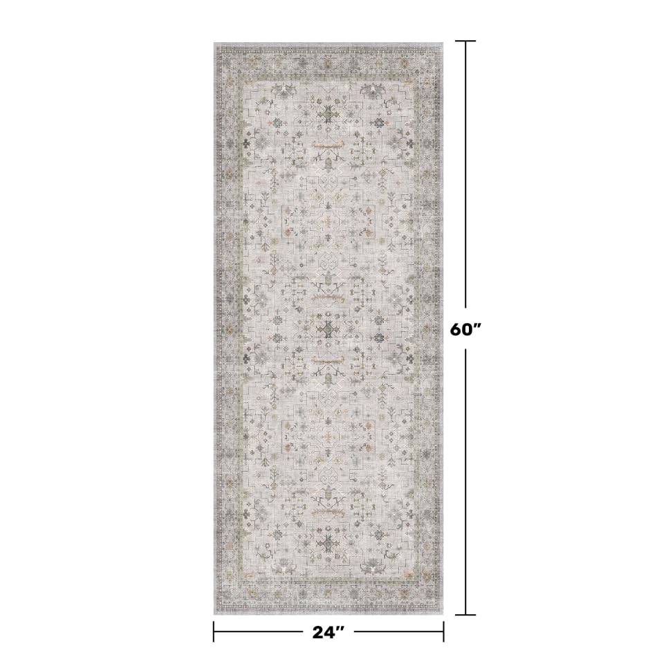 Non-slip backing helps secure the rug on smooth floors for safer kitchens and bathrooms.