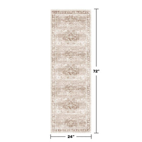 Hazo Haus long runner back with non-slip backing on tile or wood floors