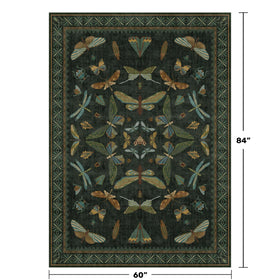 Hazo Haus rug close-up texture shows soft pile ideal for lounging.