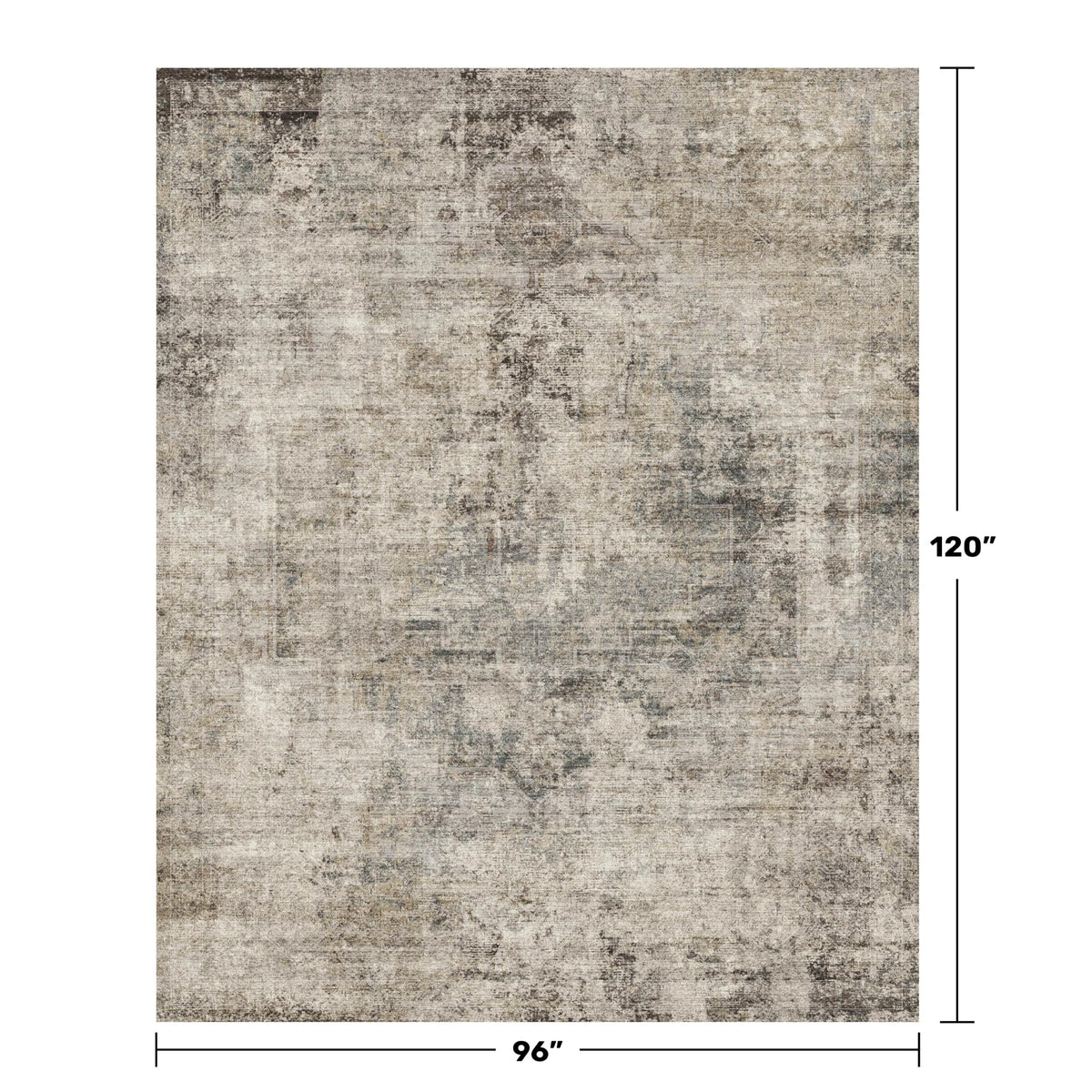 Hazo Haus distressed medallion design adds vintage charm to modern interiors.