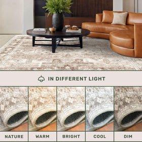 Hazo Haus large entryway kitchen rug fits multiple spaces