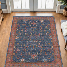 Hazo Haus low-pile 0-25 inch texture resists messes and pet hair.