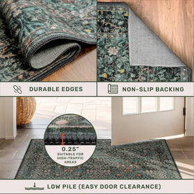 Hazo Haus low-pile texture close-up highlights soft underfoot feel.