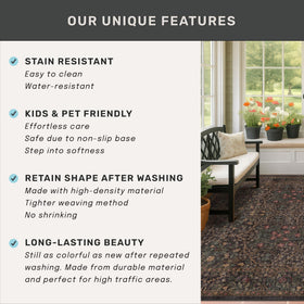 Hazo Haus machine-washable rug ideal for busy homes and quick refresh.