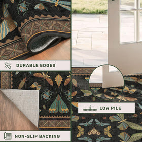 Hazo Haus machine-washable rug for simple cleaning