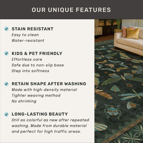 Hazo Haus maintenance-friendly rug for quick refreshes