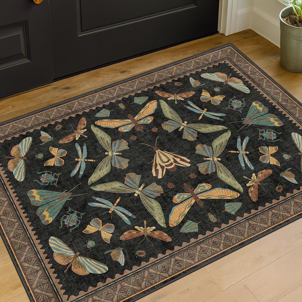 Hazo Haus insect-motif rug adds nature-inspired elegance indoors