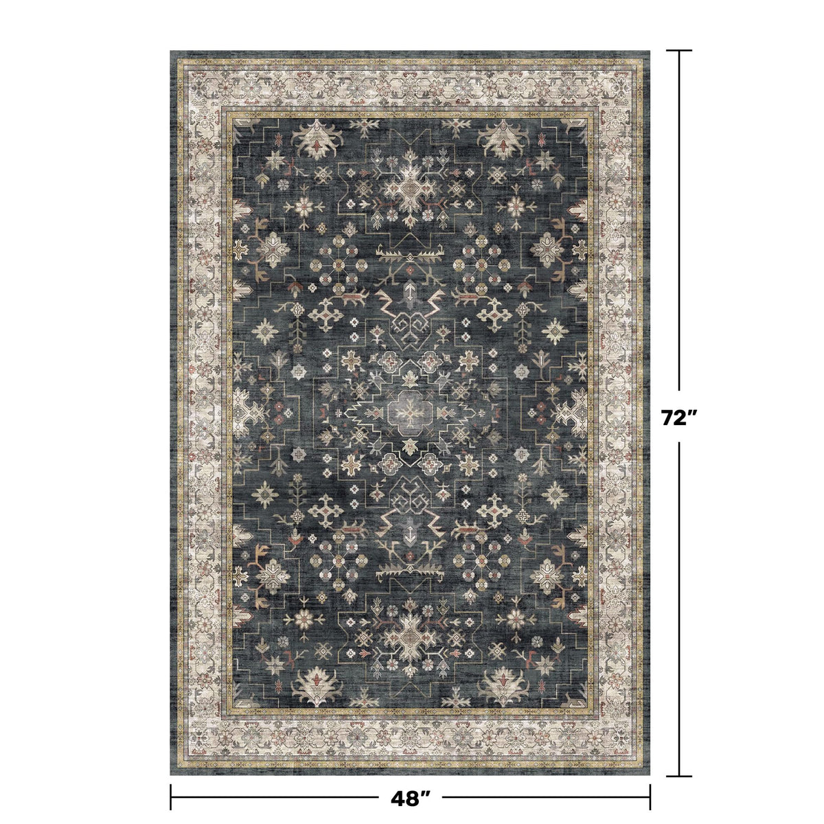 Hazo Haus non-slip backing rug close-up texture showing ultra-soft pile