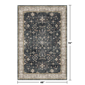 Hazo Haus non-slip backing rug close-up texture showing ultra-soft pile