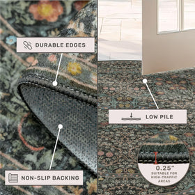 Hazo Haus versatile rug for living rooms, bedrooms, kitchens, and nurseries.