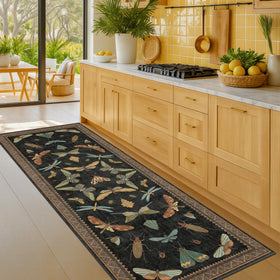 Hazo Haus washable textured rug for easy cleaning and quick refresh