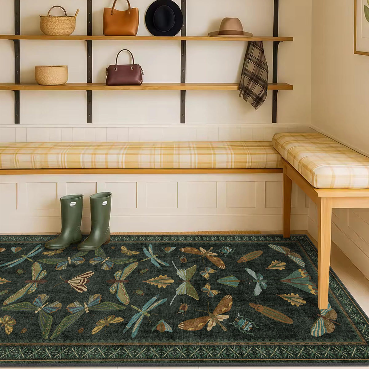 Hazo Haus rich green tones suit boho and cottage interiors.