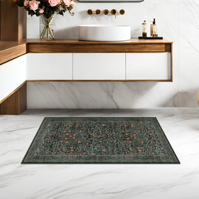 Hazo Haus entryway scene shows durable, easy-clean runner