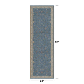 Hazo Haus floral eclectic medallion rug highlights intricate pattern