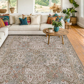 Hazo Haus kitchen and living room rug harmonizes with decor.