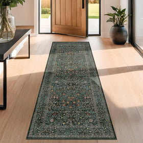 Hazo Haus machine washable area rug makes cleaning simple.