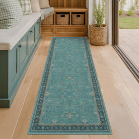 Hazo Haus non-slip rubber backing ensures stable placement.