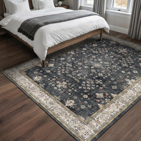 Hazo Haus pet-friendly rug resists messes for busy households.