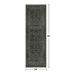 Hazo Haus rubber-backed bathroom runner provides stable grip on wet surfaces.