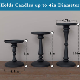 HB Design Co. candle holders fit LED flameless candles for safe décor.