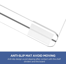 HBlife versatile closet separator for sweaters, shirts, handbags, and towels.