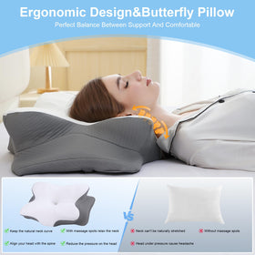 HBYGE detachable pillowcase is machine washable for easy cleaning.