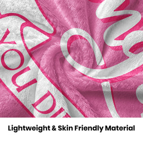 HCDER microfiber texture close-up shows soft, lightweight warmth.