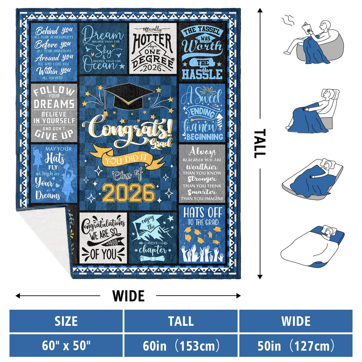 HCDER gift packaging emphasizes thoughtful graduation keepsake.