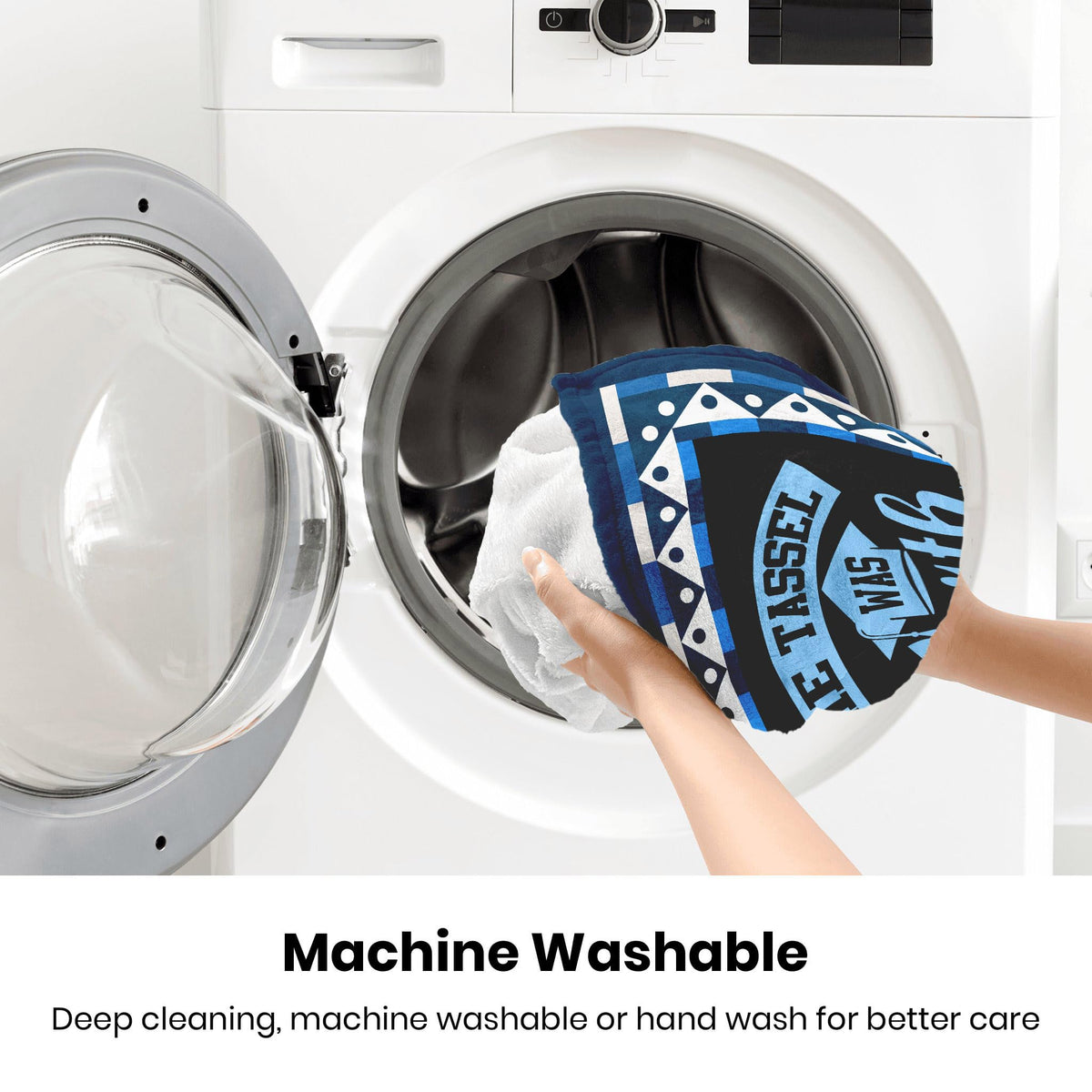 HCDER care instructions ensure easy washing and long-lasting softness.