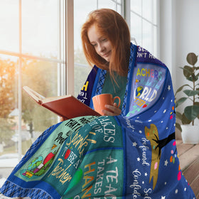 HCDER teacher gift idea with bright print for a cheerful present.
