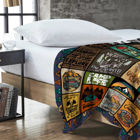 Hcoviv cozy-blanket for sofa and bed, ideal for car trips.
