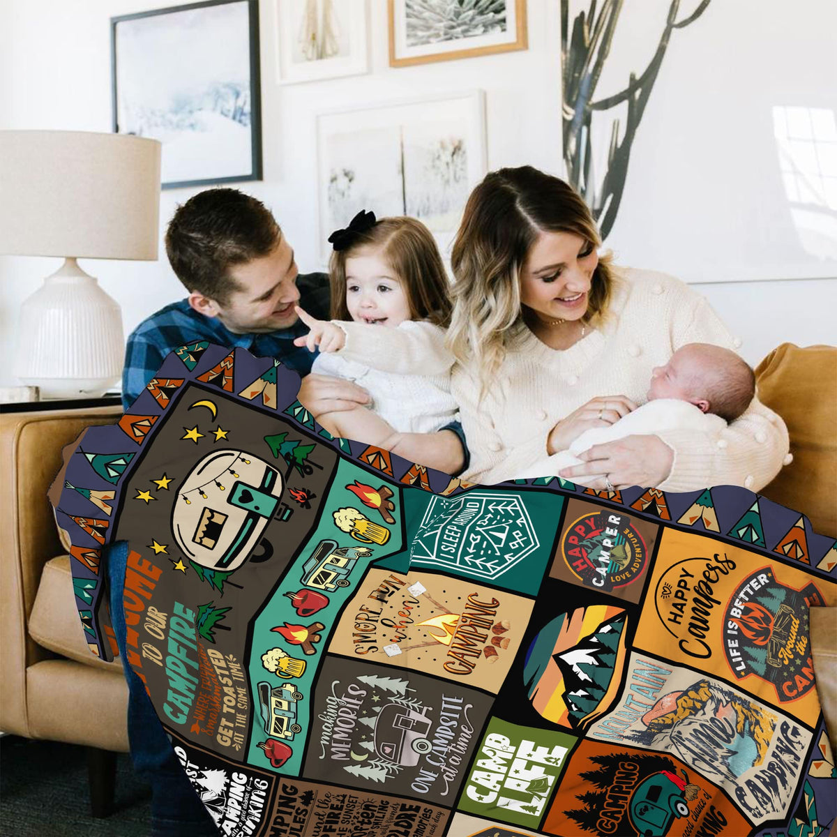 Hcoviv gift-idea blanket makes a practical, memory-making present.