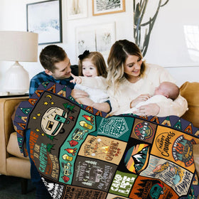 Hcoviv gift-idea blanket makes a practical, memory-making present.