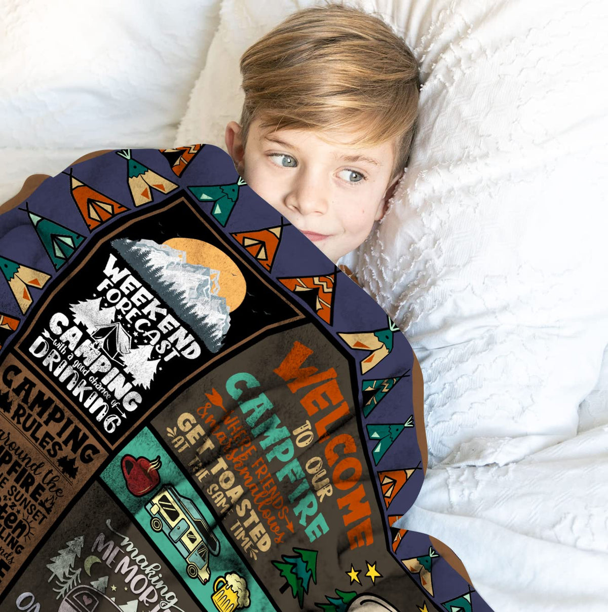 Hcoviv multiuse blanket suitable for home, office, or outdoor adventures.