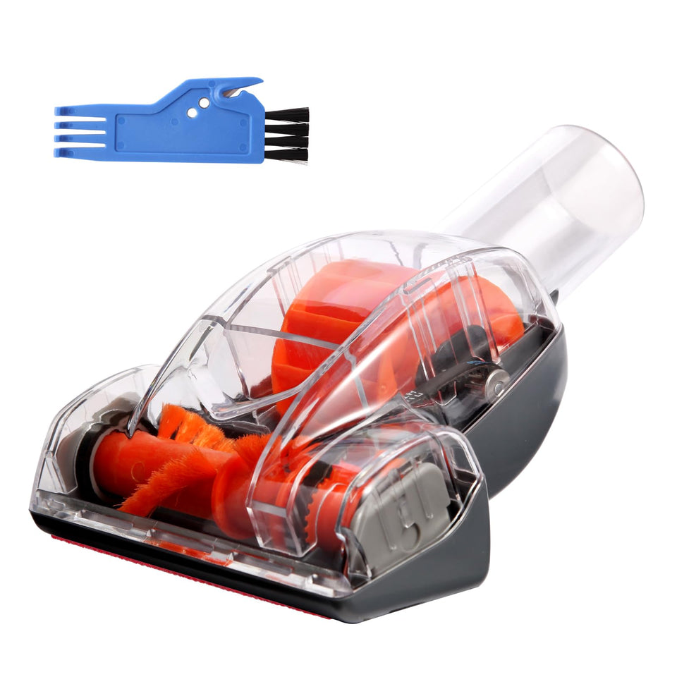 Hcxvtyx pet hair power brush attached to Shark vacuum for quick pickup