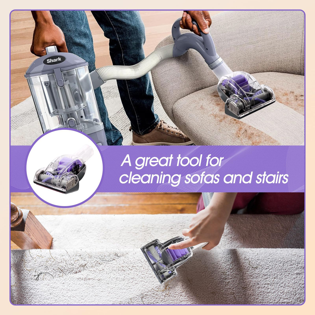 Hcxvtyx compatible with multiple Shark models for flexible, extended cleaning routines.
