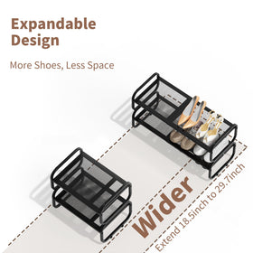HDDTTZ closet storage system keeps footwear organized and accessible