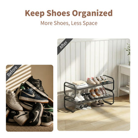 HDDTTZ compact storage solution streamlines shoe organization in small spaces