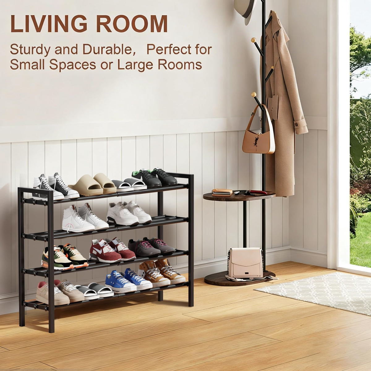 HDDTTZ easy assembly and stackable design for flexible closet layouts.