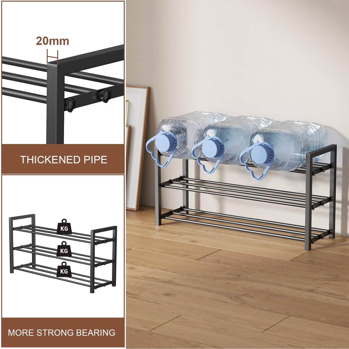 HDDTTZ stackable rack units for customized closet organization
