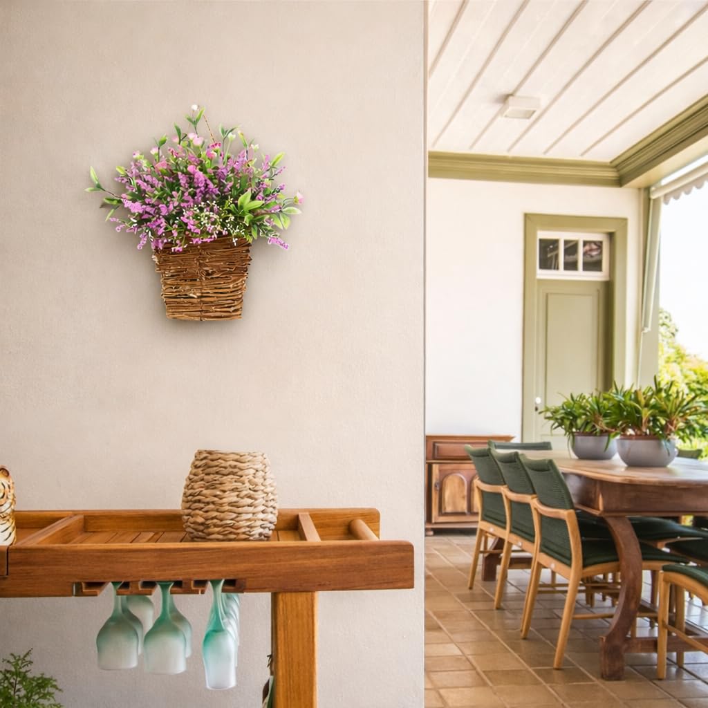 HeaHap Wildflower Door Hanging Basket as a centerpiece, ideal for spring gatherings.