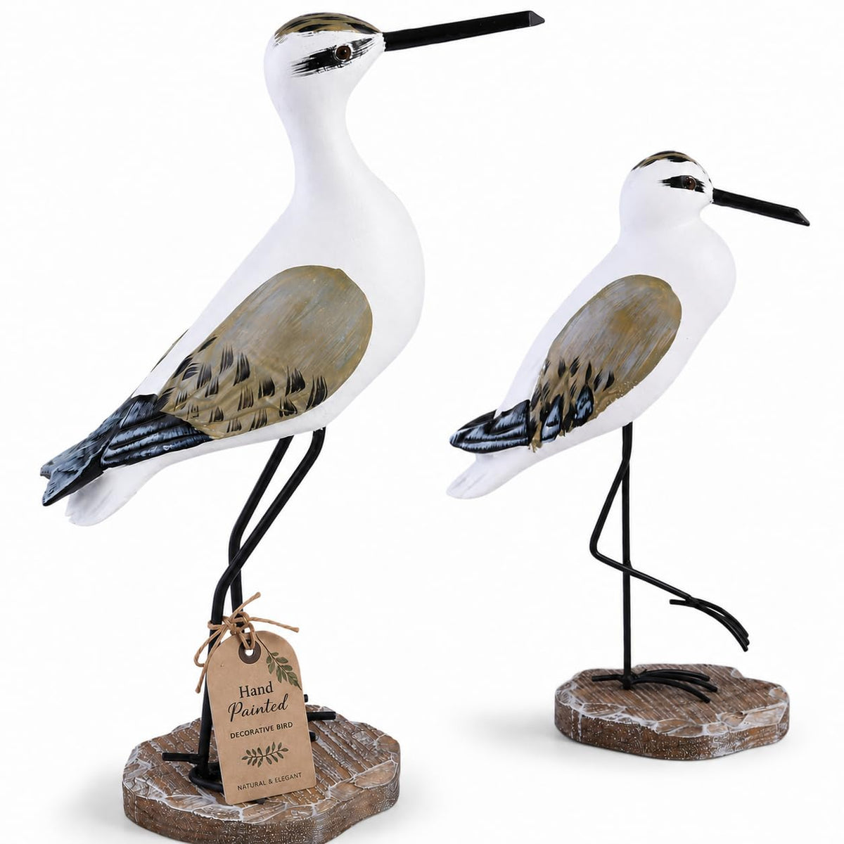 HEALLILY seagull figurine on desk adds coastal calm and focus.