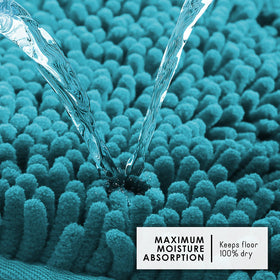 Hearth & Harbor medium 20x32 bath mat offers ample coverage