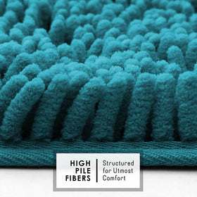 Hearth & Harbor small 17x24 bath mat for compact spaces