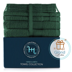 Hearth & Harbor towels machine washable, easy care routine.