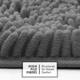 Hearth & Harbor plush two-piece set adds cozy luxury to bath.